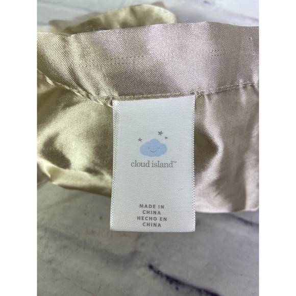 Cloud Island Brown Beige Tan Monkey Satin Lovey Security Blanket Plush Baby - Picture 7 of 10